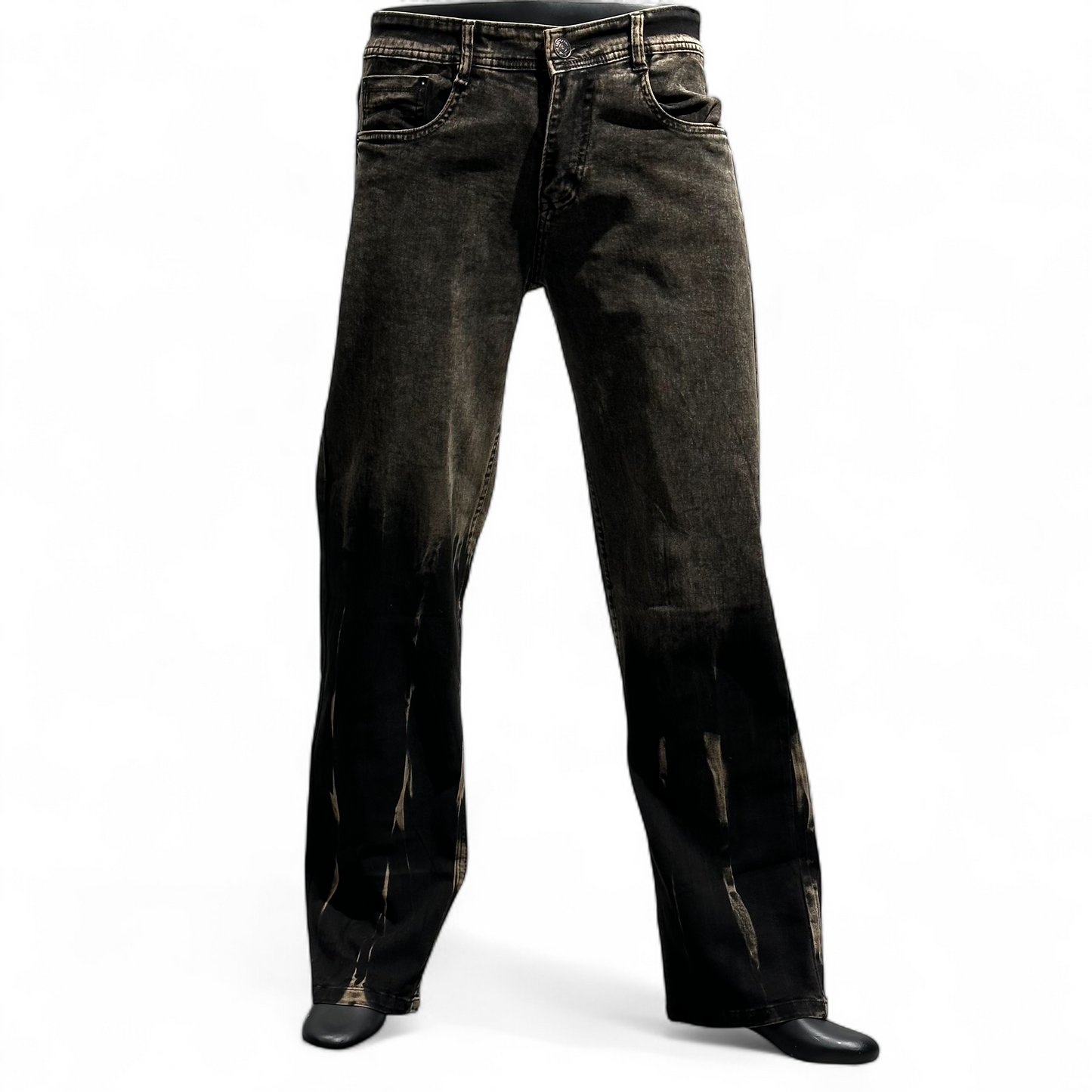 BRONZE RUSH RAIN WASH STRAIGHT FIT JEANS DOPEXDRIP