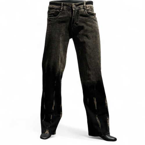 BRONZE RUSH RAIN WASH STRAIGHT FIT JEANS DOPEXDRIP