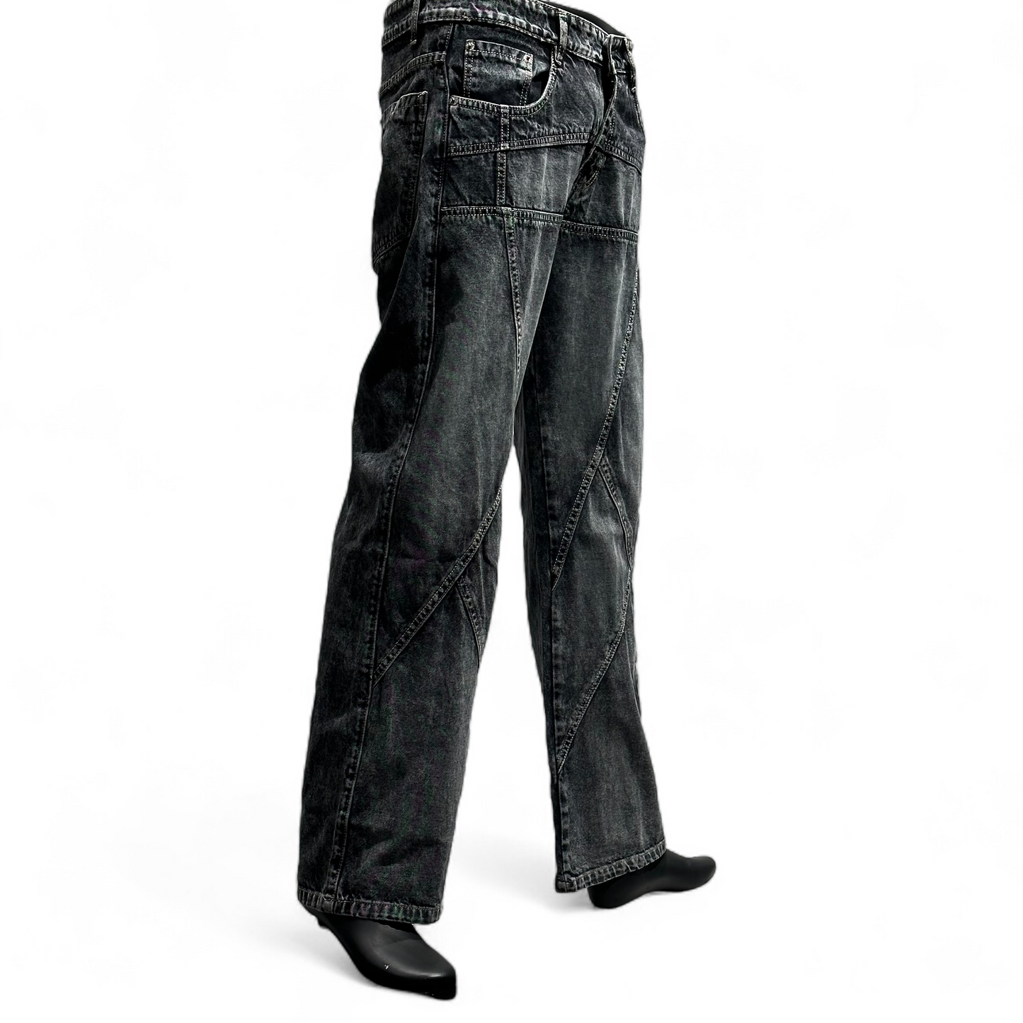 URBAN GRID DENIM (GREY) DOPEXDRIP