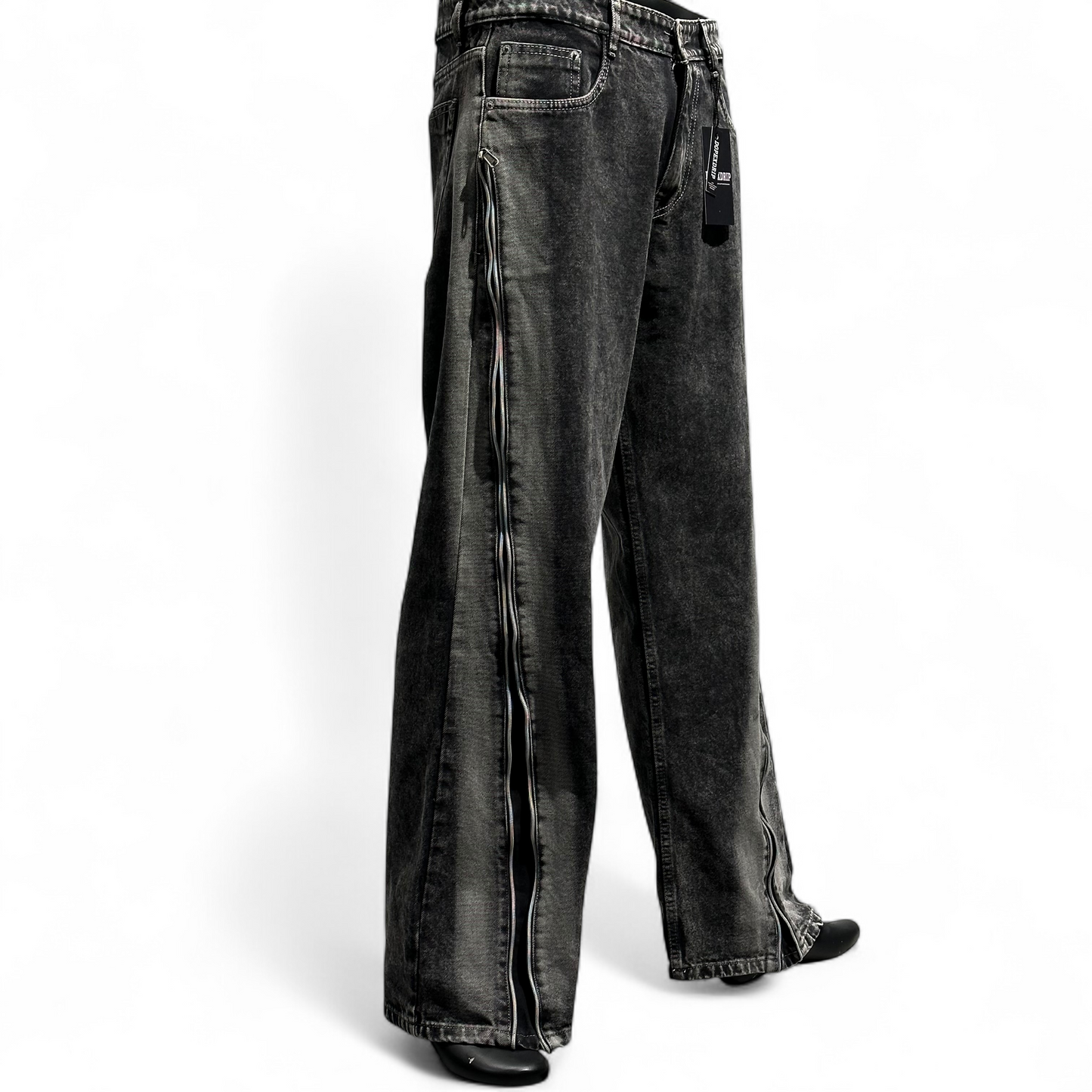 FADELINE ZIP DENIM DOPEXDRIP