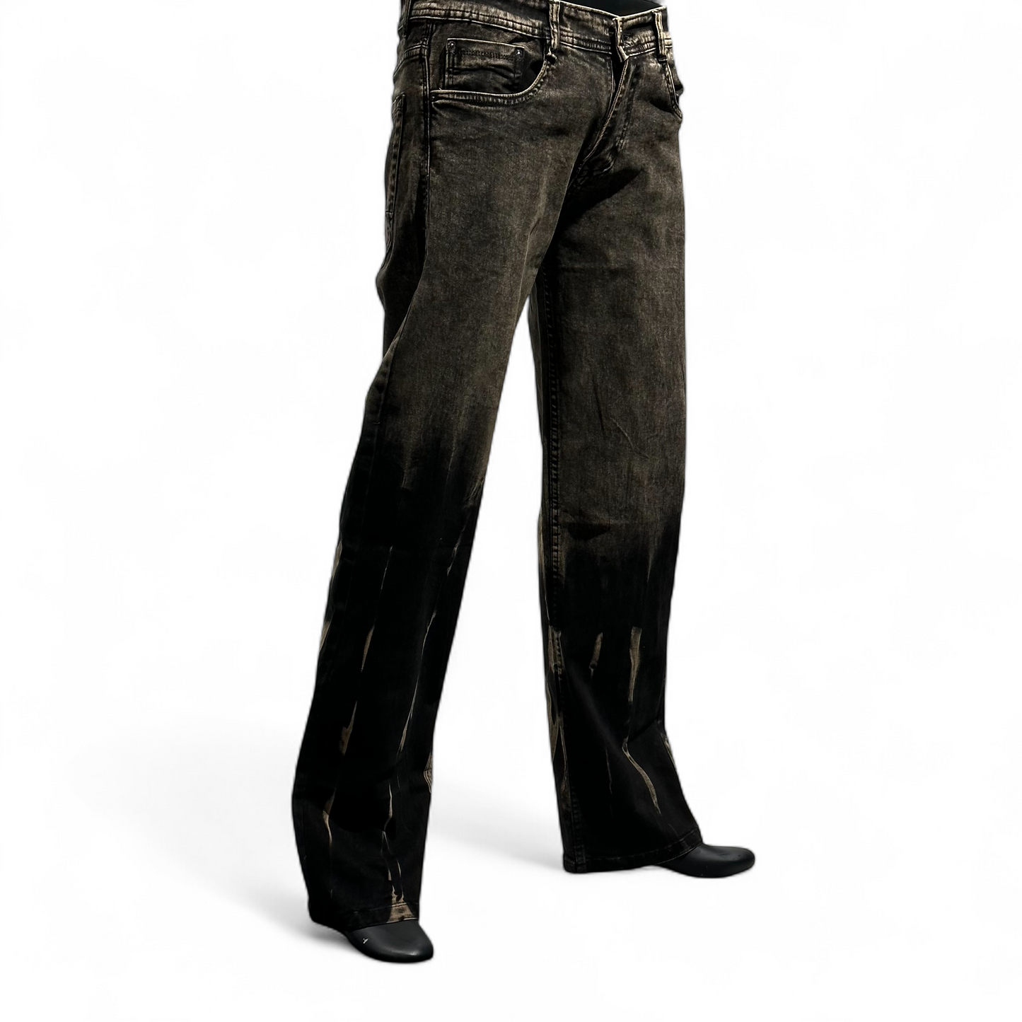 BRONZE RUSH RAIN WASH STRAIGHT FIT JEANS DOPEXDRIP