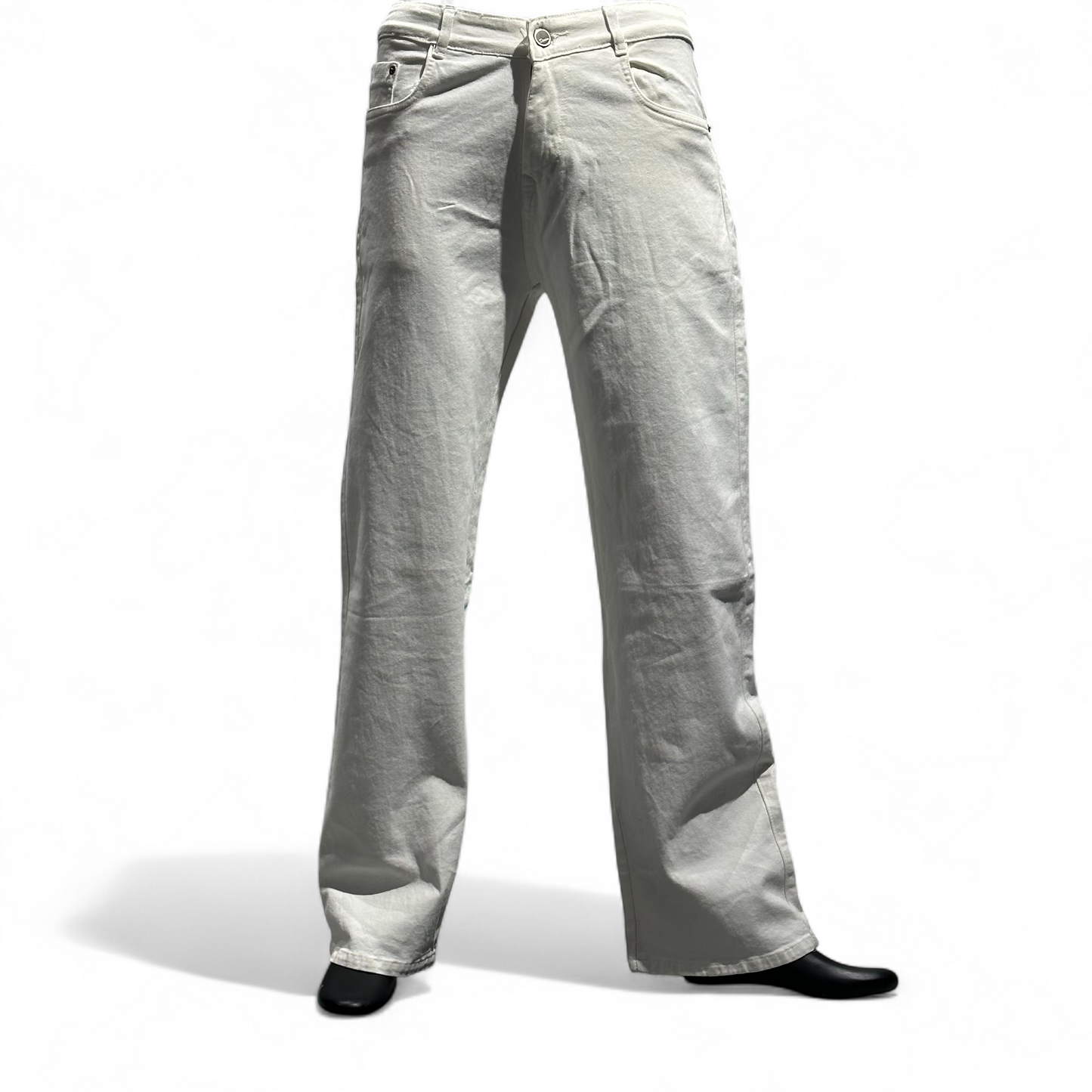 CHALK WHITE CLASSIC JEANS DOPEXDRIP