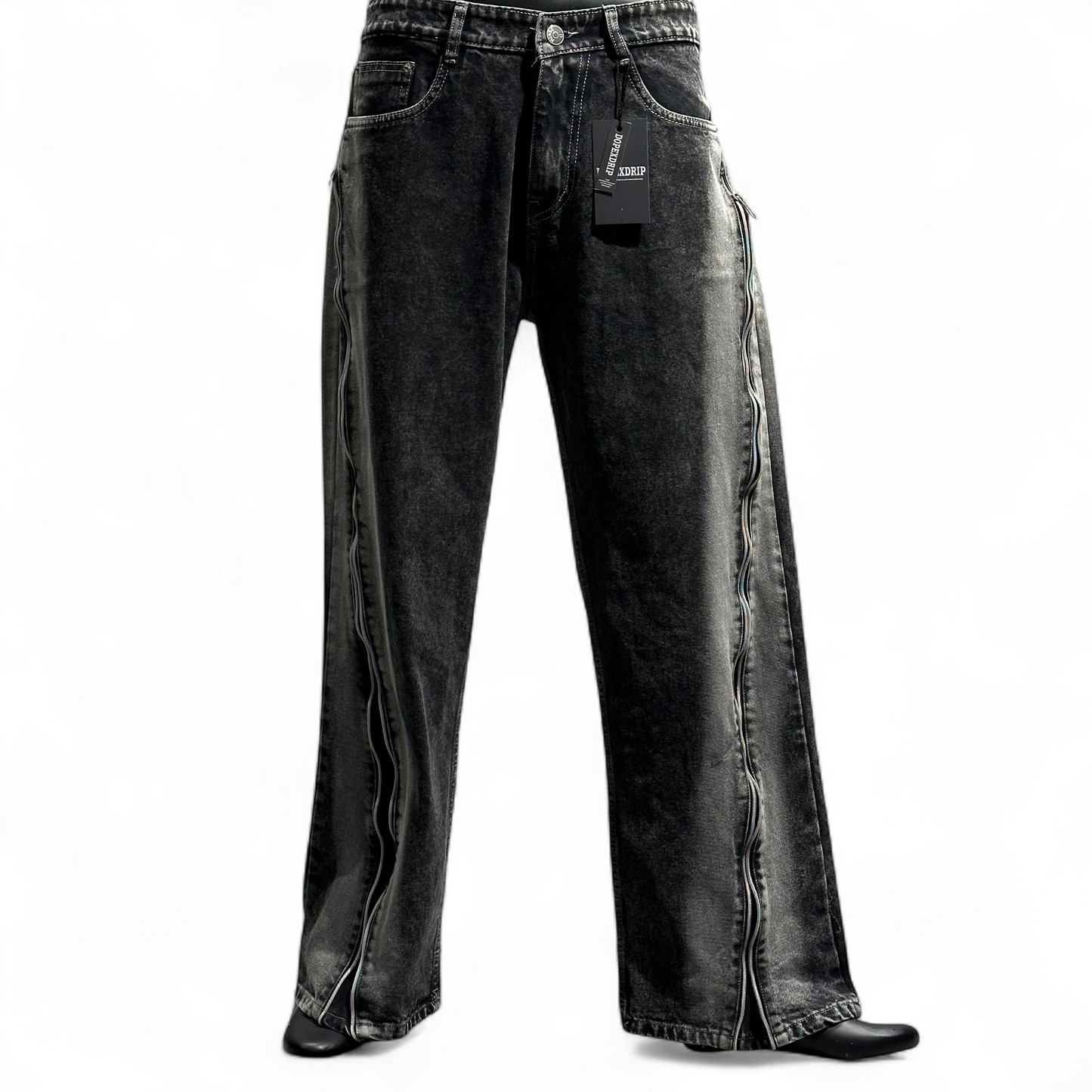 FADELINE ZIP DENIM DOPEXDRIP