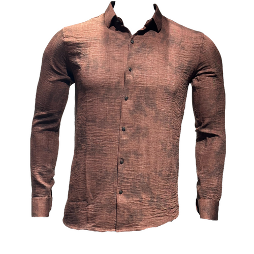 RUST MIST LINEN SHIRT DOPEXDRIP