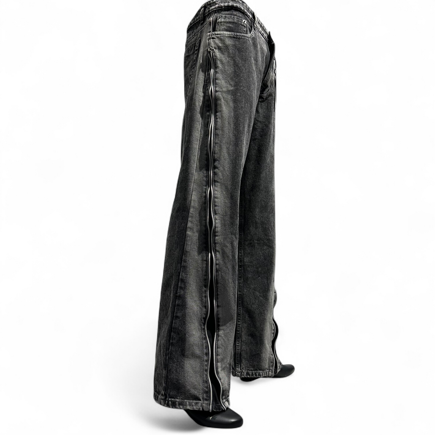 FADELINE ZIP DENIM DOPEXDRIP
