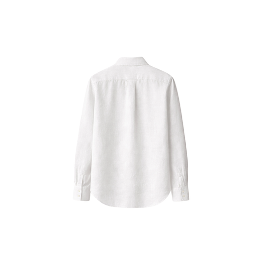 WHITE LINEN SHIRT