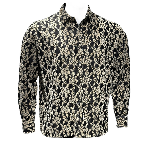 BAROQUE BLOOM EMBROIDERED SHIRT DOPEXDRIP