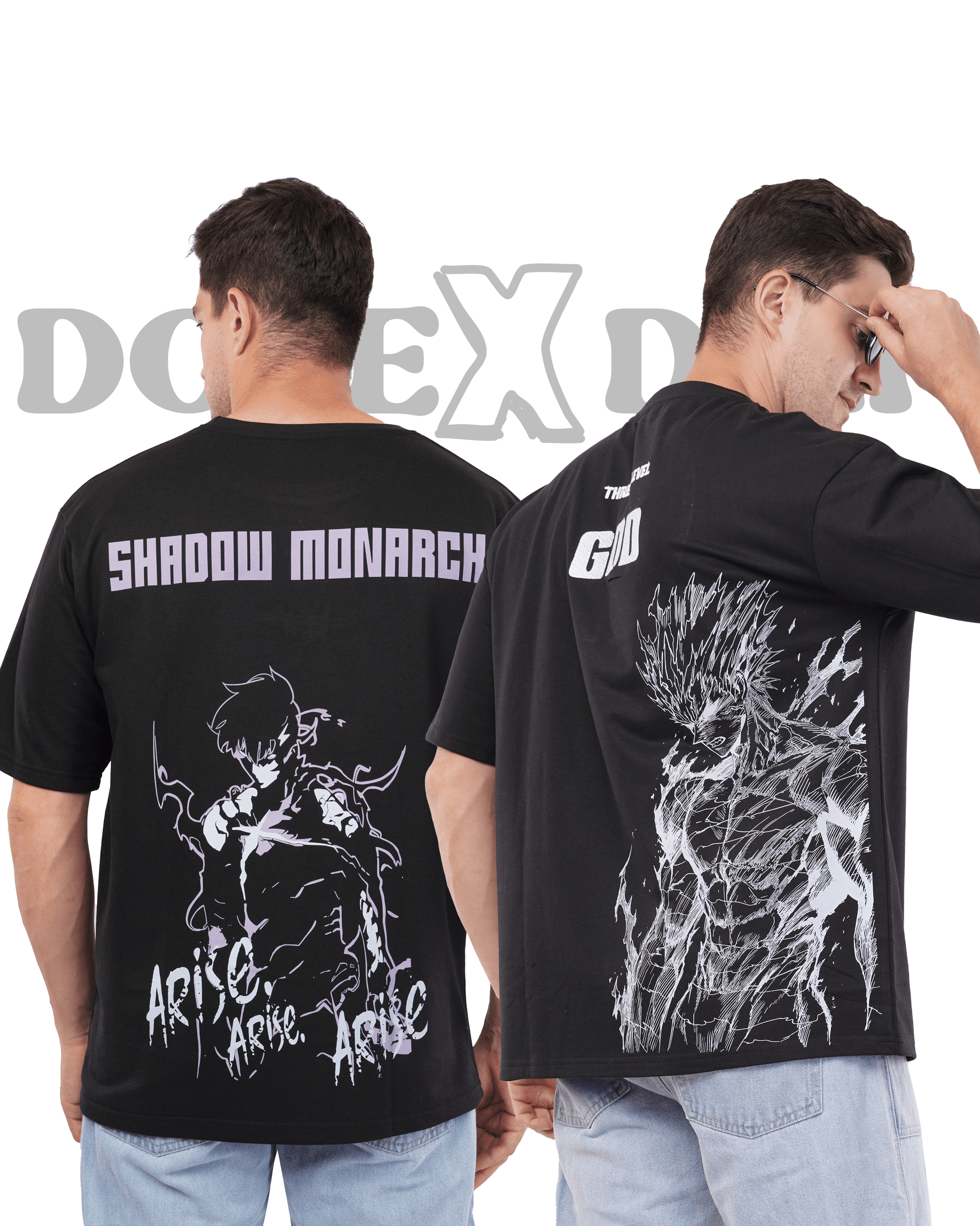 ANIME OVERSIZED T-SHIRT Combo ( BERSERK & GUT'S RAGE ) DOPEXDRIP