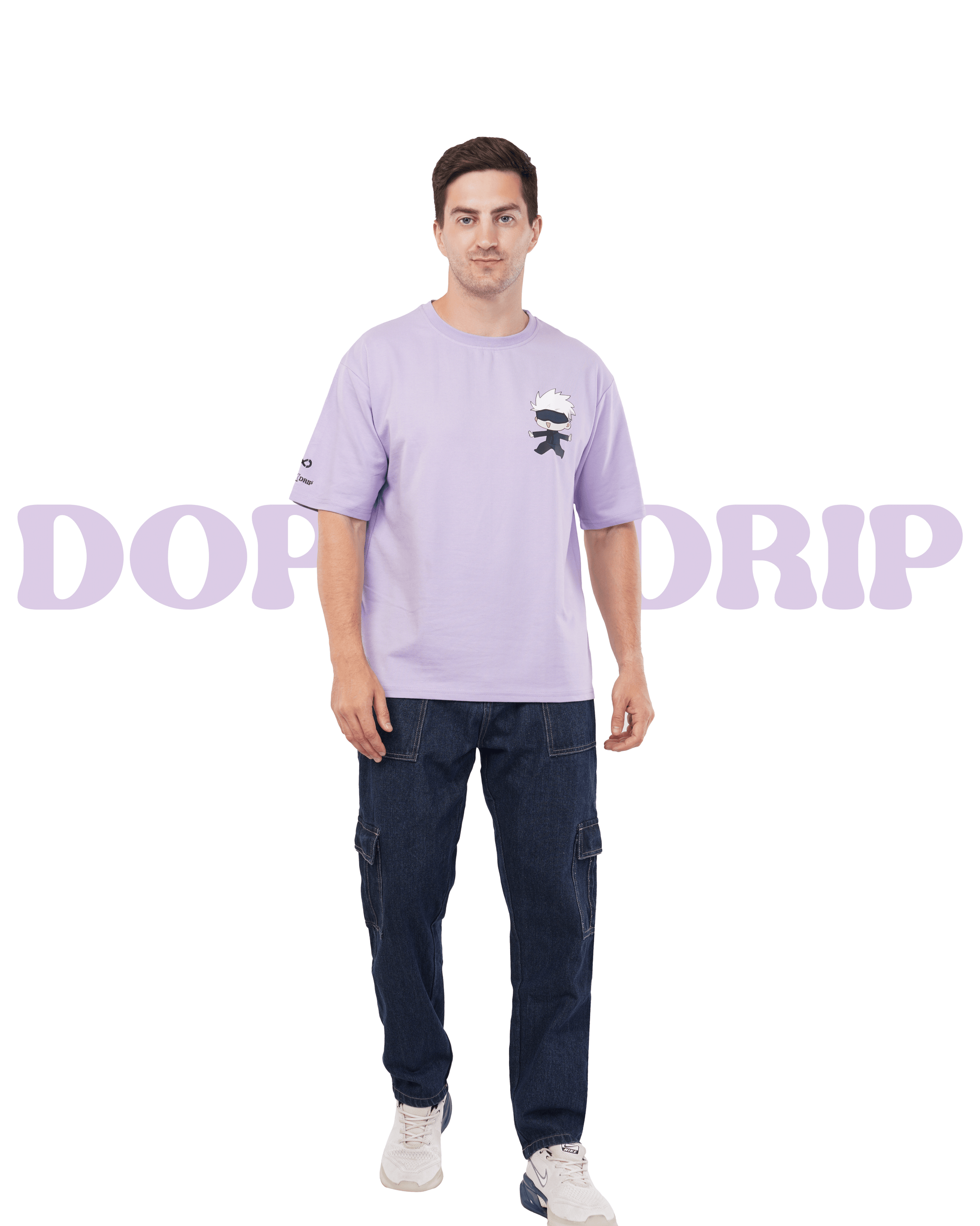 ANIME OVERSIZED T-SHIRT Combo ( CHIBI GOJO & GHOST OF ZENIN ) DOPEXDRIP