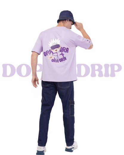 ANIME OVERSIZED TEE COMBO ( CHIBI GOJO & KING OF CURSES ) DOPEXDRIP