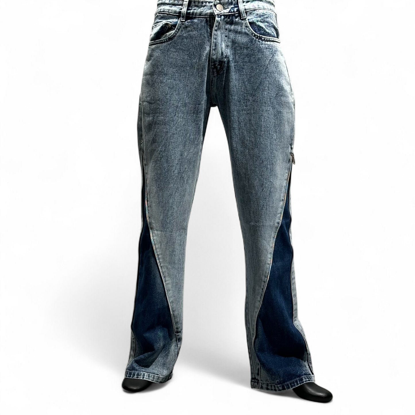 VIBELINE TWO-TONE JEANS DOPEXDRIP