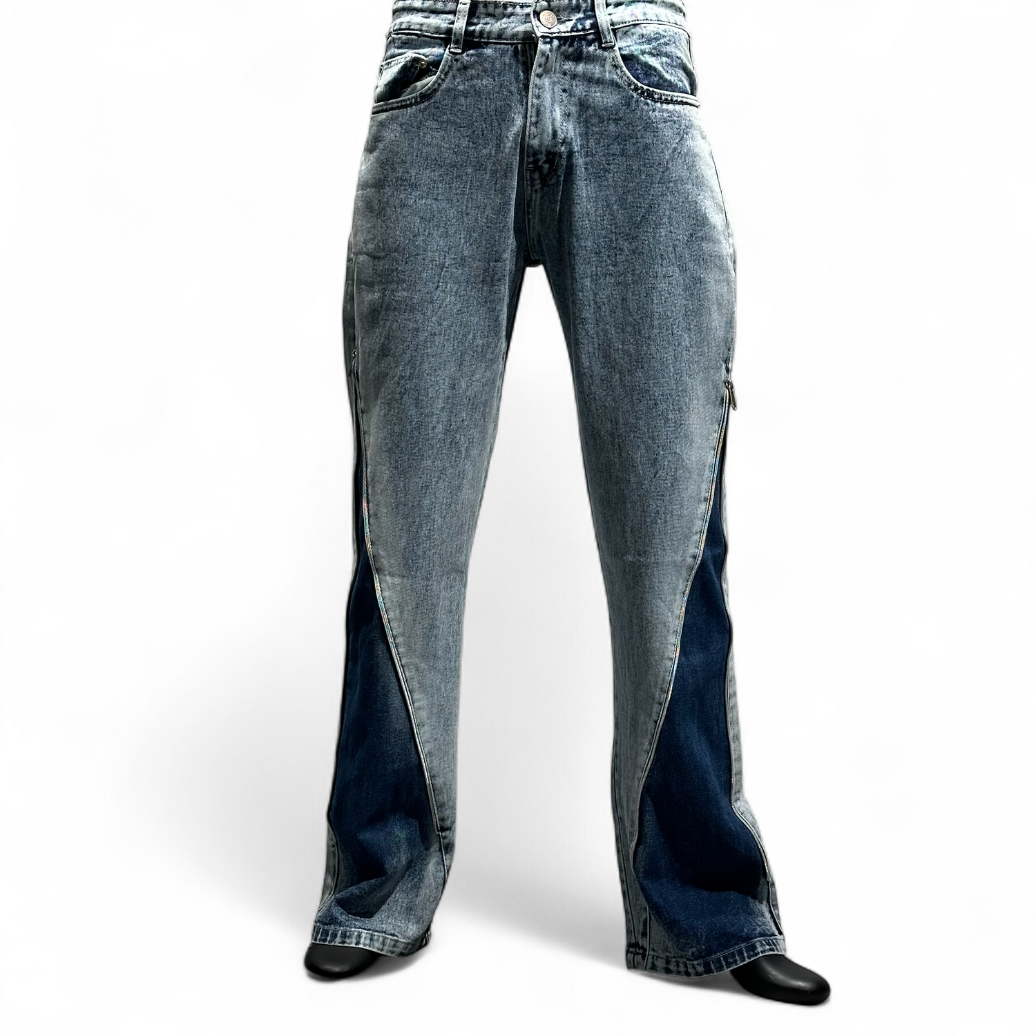 VIBELINE TWO-TONE JEANS DOPEXDRIP