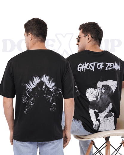 ANIME OVERSIZED T-SHIRT Combo ( CHIBI GOJO & THREAT LEVEL GOD ) DOPEXDRIP