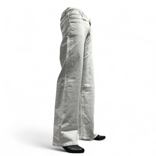 CHALK WHITE CLASSIC JEANS DOPEXDRIP