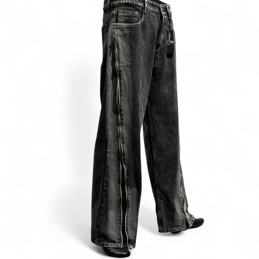 FADELINE ZIP DENIM DOPEXDRIP