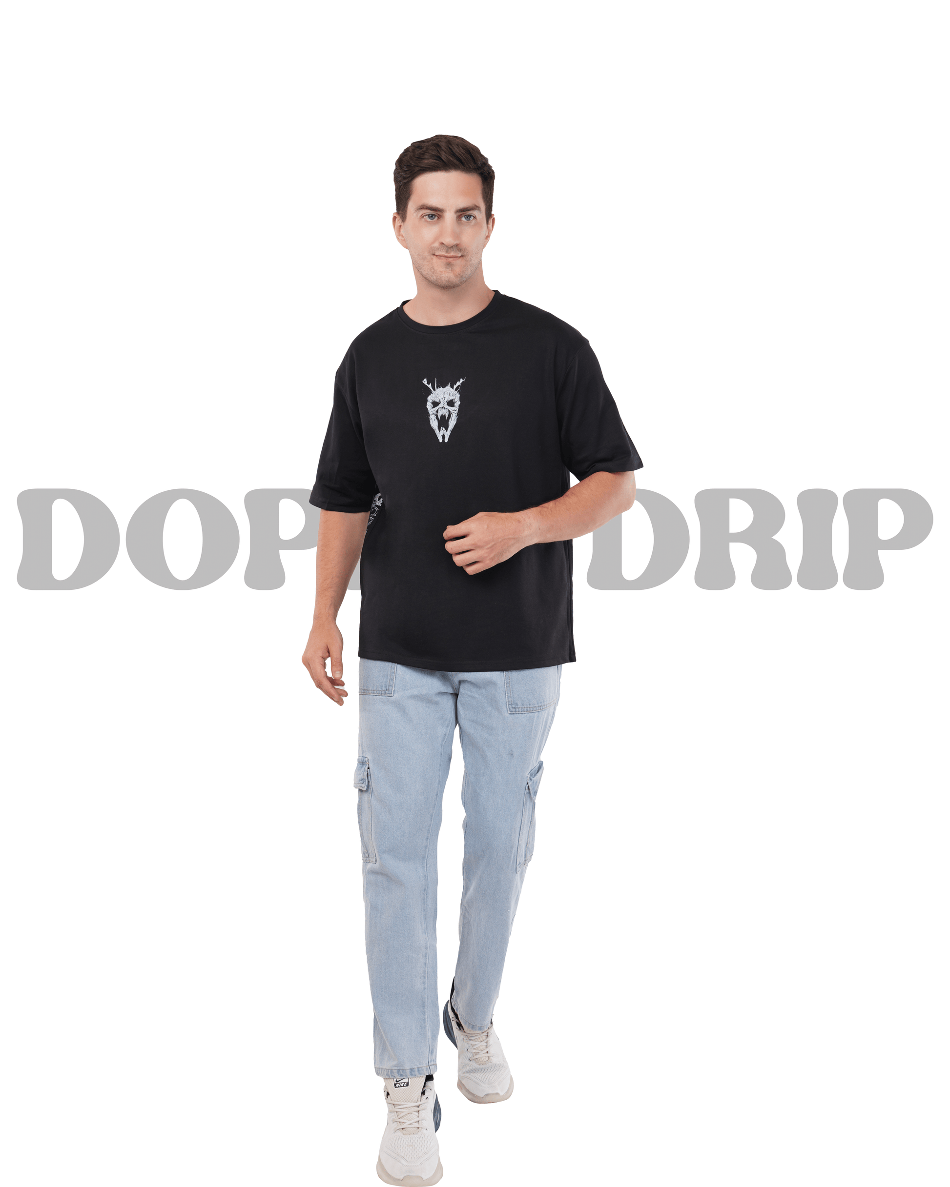 THREAT LEVEL GOD - ANIME OVERSIZED T-SHIRT DOPEXDRIP