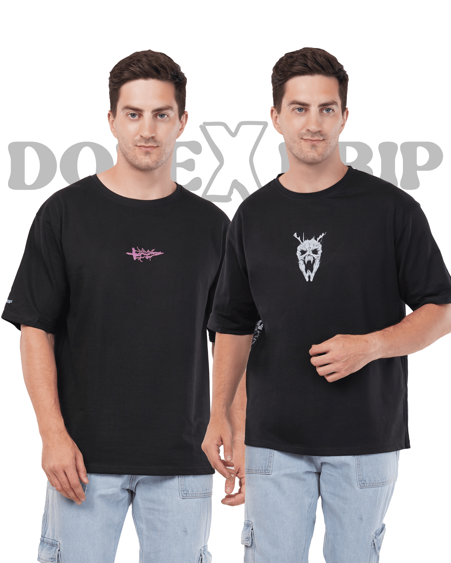 ANIME OVERSIZED T-SHIRT Combo ( BERSERK & GUT'S RAGE ) DOPEXDRIP