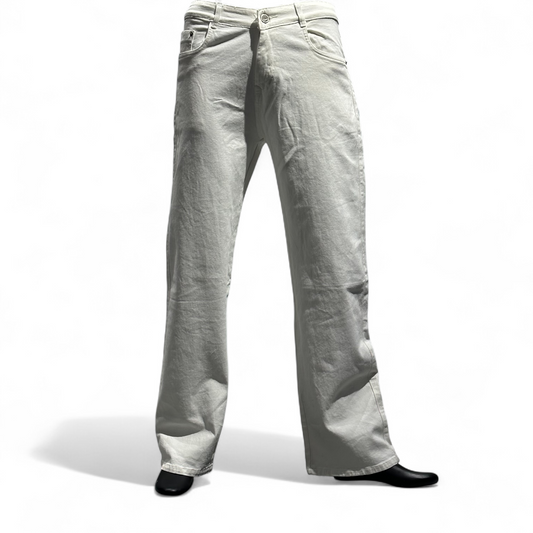 CHALK WHITE CLASSIC JEANS DOPEXDRIP