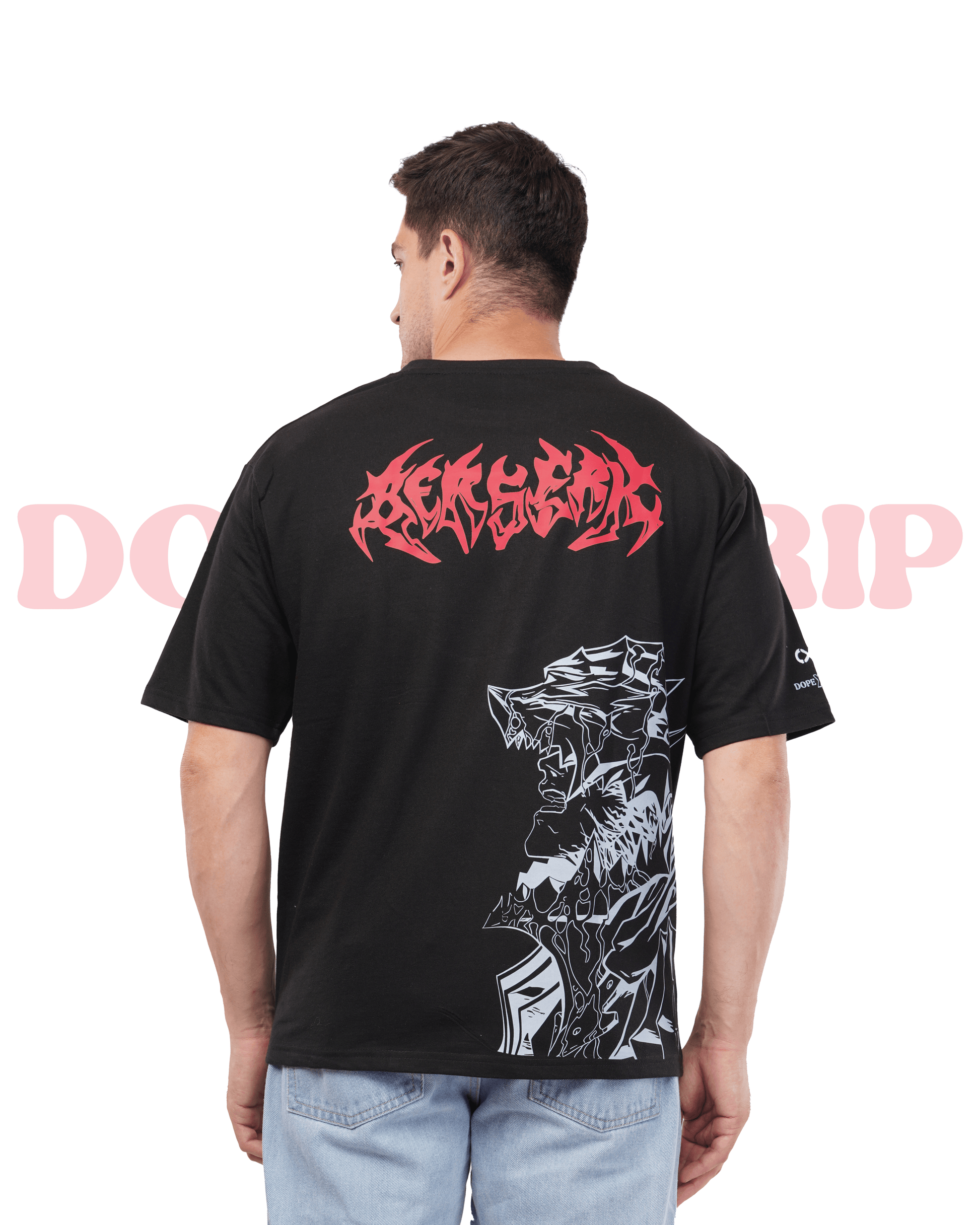 ANIME OVERSIZED T-SHIRT Combo ( GUT'S RAGE & BERSERK ) DOPEXDRIP