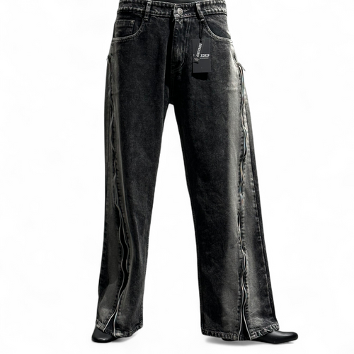 FADELINE ZIP DENIM DOPEXDRIP