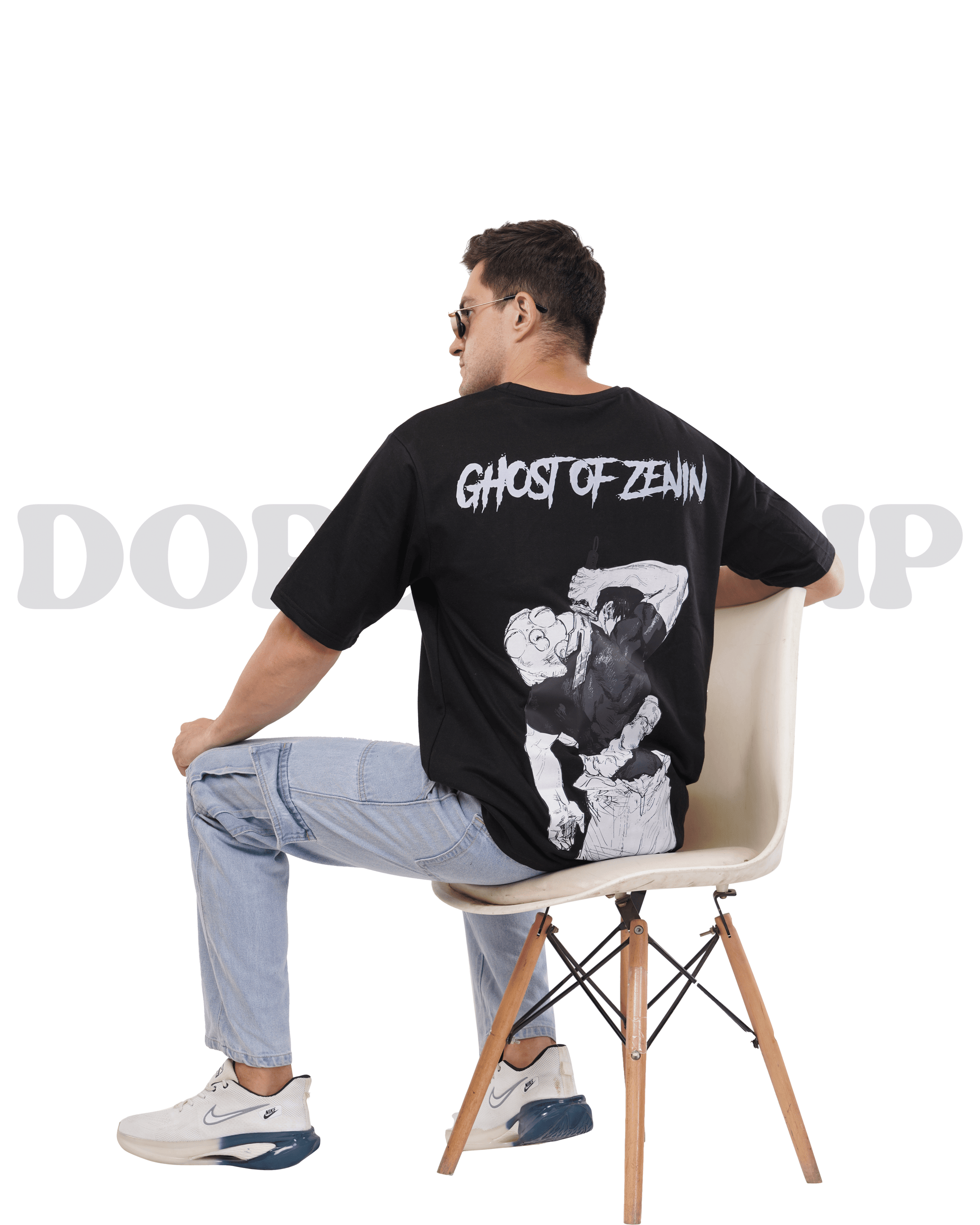 GHOST OF ZENIN - ANIME OVERSIZED T-SHIRT DOPEXDRIP