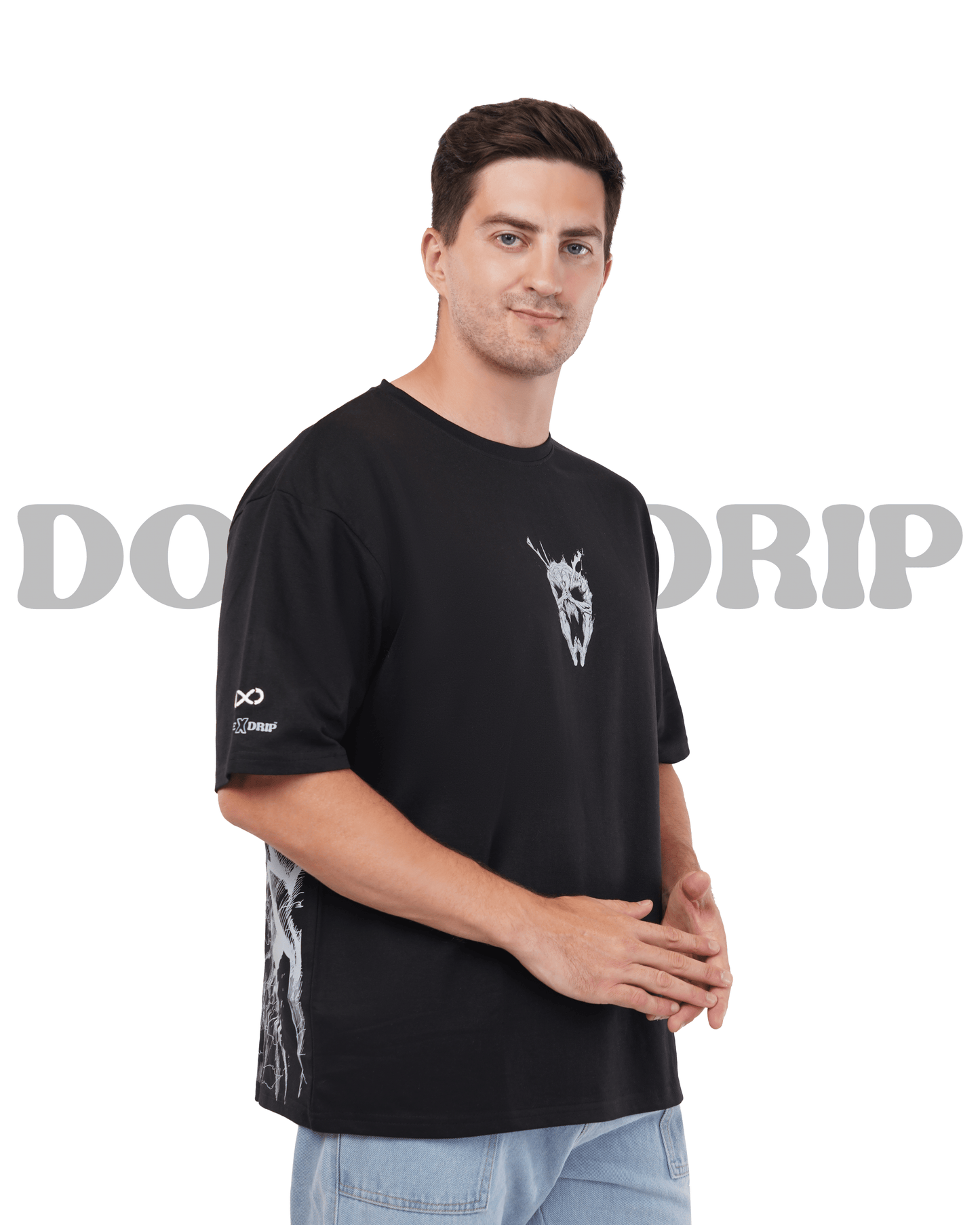 THREAT LEVEL GOD - ANIME OVERSIZED T-SHIRT DOPEXDRIP