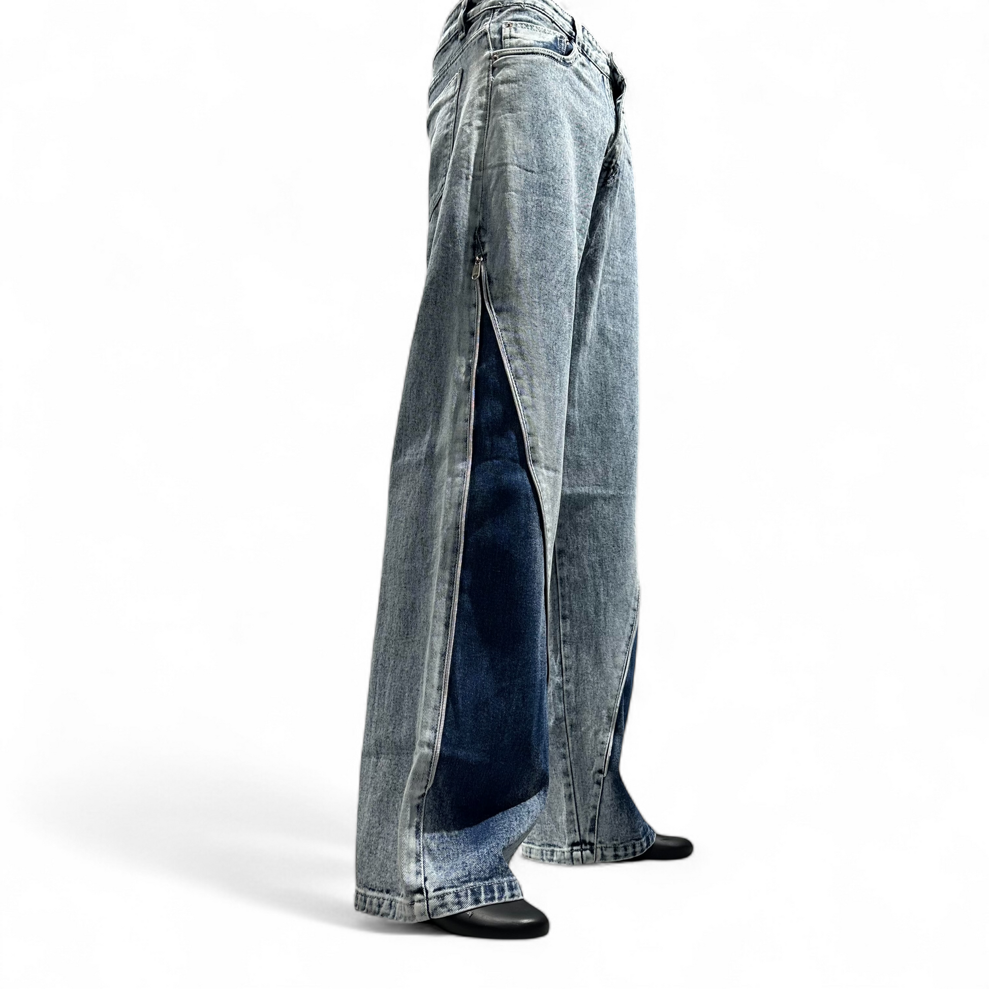 VIBELINE TWO-TONE JEANS DOPEXDRIP