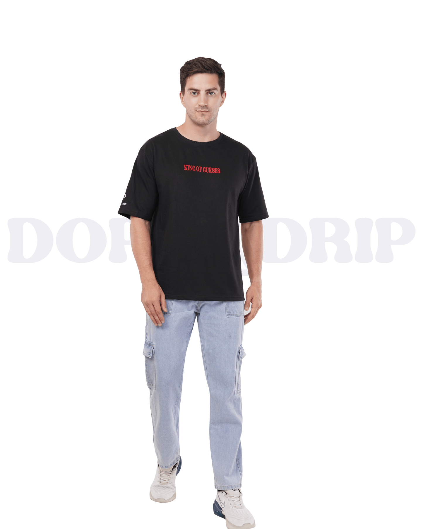 ANIME OVERSIZED TEE COMBO ( CHIBI GOJO & KING OF CURSES ) DOPEXDRIP