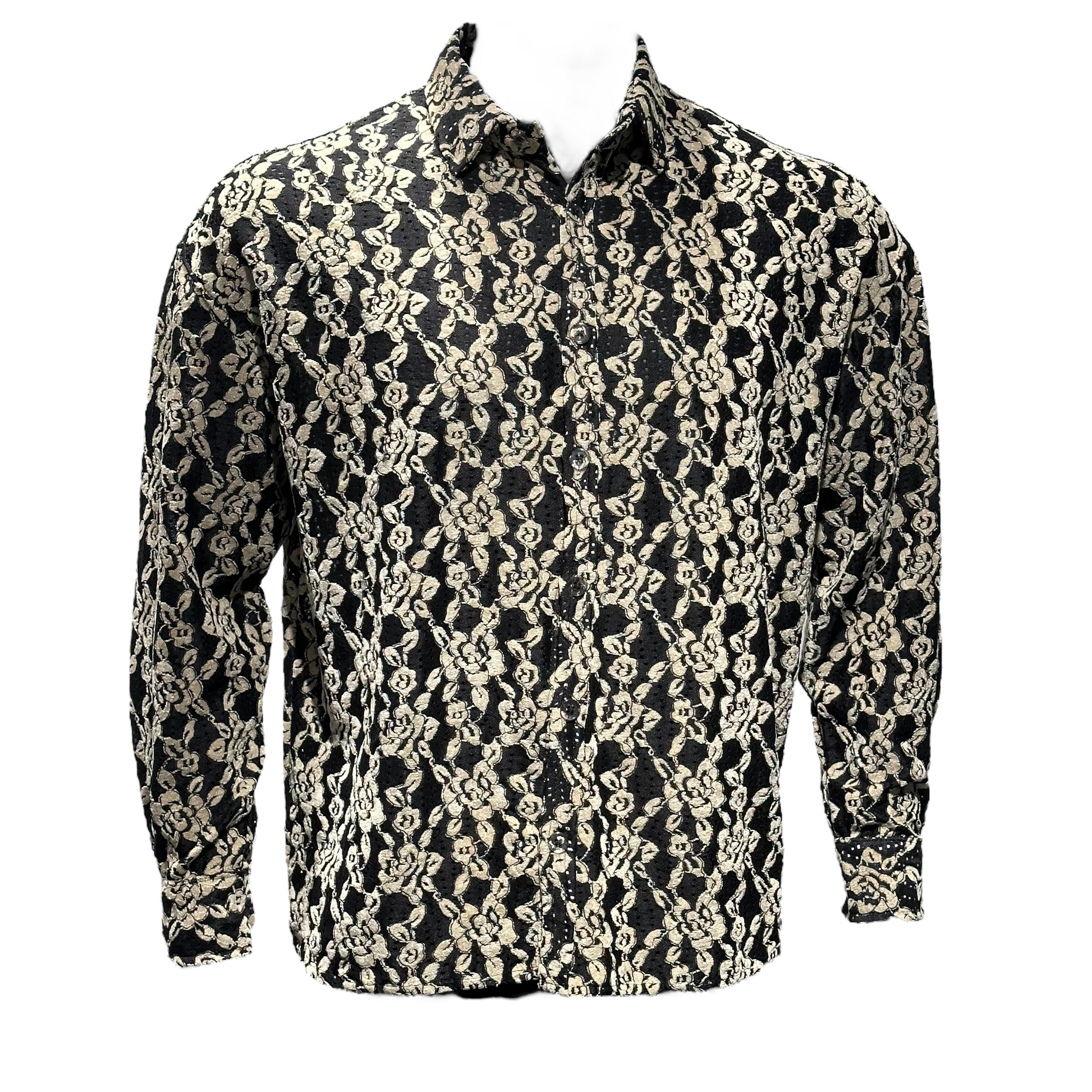 BAROQUE BLOOM EMBROIDERED SHIRT DOPEXDRIP