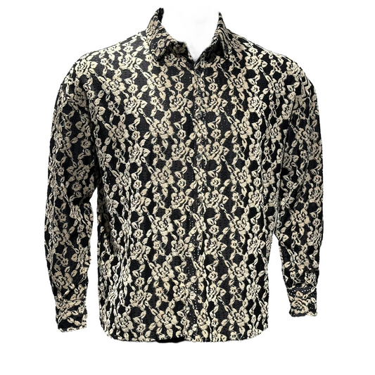 BAROQUE BLOOM EMBROIDERED SHIRT DOPEXDRIP